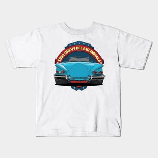 1958 Chey Bel Air Impala Kids T-Shirt